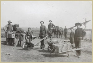 1910 bricklaying