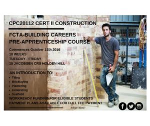 Certificate II in Construction Adelaide