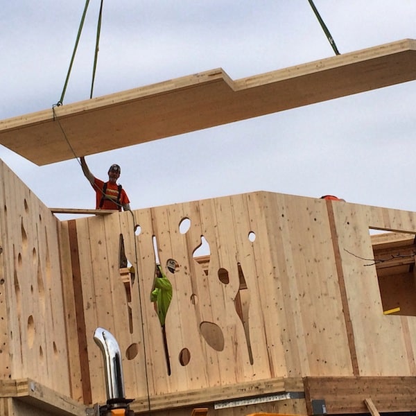 Is cross-laminated timber a substitute for brick, concrete & steel?