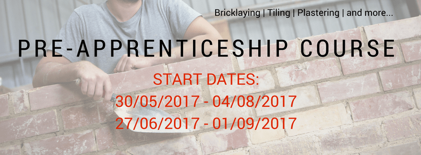 Pre-Apprenticeship Certificate II In Construction Starts 30th May 2017